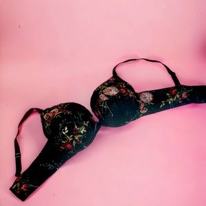 TORRID Floral Lace Push-Up Bra Size 40DDD